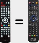 Comando &agrave; dist&acirc;ncia substituto de OPPO002