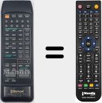 Comando à distância substituto de R125-RDS