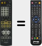 Comando à distância substituto de RC-655DV