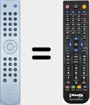 Comando à distância substituto de RC-OneDX1