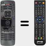 Comando à distância substituto de XRB100 (RC288480101)