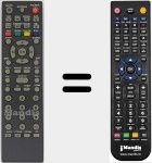 Comando à distância substituto de REMCON1443