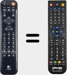 Comando à distância substituto de REMCON1744