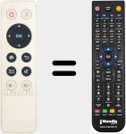 Comando &agrave; dist&acirc;ncia substituto de RM-IR002