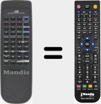 Comando à distância substituto de RM-SED3SU