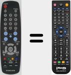 Comando &agrave; dist&acirc;ncia substituto de TM-95 (BN59-00678A)