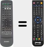 Comando à distância substituto de SR-167