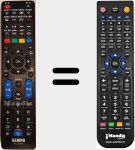 Comando à distância substituto de RC-327ST