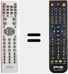 Comando &agrave; dist&acirc;ncia substituto de REMCON043