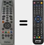 Comando à distância substituto de URC39860