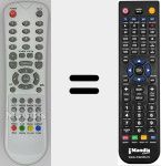 Comando à distância substituto de LCD KZG-108