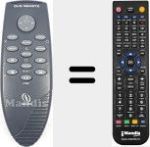 Comando à distância substituto de 361041100