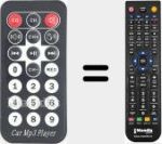 Comando &agrave; dist&acirc;ncia substituto de CarMP3Player (FMT300BT-R)