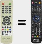 Comando &agrave; dist&acirc;ncia substituto de DTN-00510