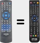 Comando à distância substituto de DVD100