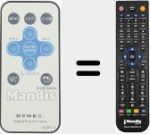 Comando à distância substituto de DX-DPF7-10