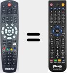 Comando à distância substituto de EDI001