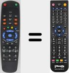 Comando à distância substituto de HD-5000
