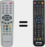 Comando &agrave; dist&acirc;ncia substituto de ILU003