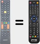 Comando &agrave; dist&acirc;ncia substituto de LAU006