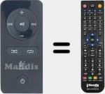 Comando à distância substituto de LOG007