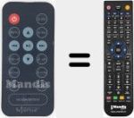 Comando à distância substituto de MIT001
