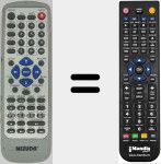 Comando &agrave; dist&acirc;ncia substituto de MIZ001