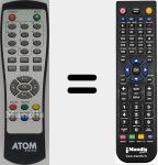 Comando &agrave; dist&acirc;ncia substituto de Mini DT 12 C