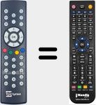 Comando &agrave; dist&acirc;ncia substituto de ODE706