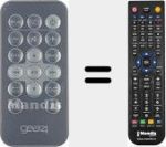 Comando &agrave; dist&acirc;ncia substituto de PG534