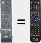 Comando &agrave; dist&acirc;ncia substituto de RC-01B