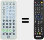 Comando à distância substituto de RC-1710A