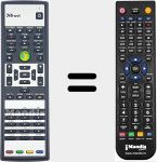 Comando à distância substituto de RC2400