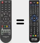 Comando à distância substituto de RCU-200