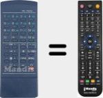 Comando &agrave; dist&acirc;ncia substituto de RC 700A