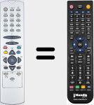 Comando &agrave; dist&acirc;ncia substituto de REMCON1043