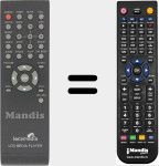 Comando &agrave; dist&acirc;ncia substituto de REMCON1453