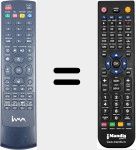 Comando &agrave; dist&acirc;ncia substituto de REMCON1690