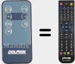 Comando à distância substituto de REMCON1750