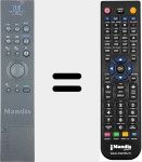 Comando &agrave; dist&acirc;ncia substituto de REMCON1775