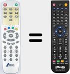 Comando &agrave; dist&acirc;ncia substituto de REMCON1943