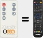 Comando &agrave; dist&acirc;ncia substituto de REMCON1988