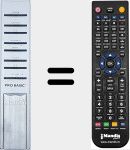 Comando à distância substituto de REMCON2062