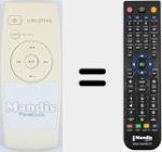 Comando &agrave; dist&acirc;ncia substituto de TravelDock (REMCON2083)