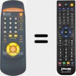 Comando &agrave; dist&acirc;ncia substituto de CoolCommand (RM-0010)