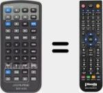 Comando &agrave; dist&acirc;ncia substituto de RUE-4155