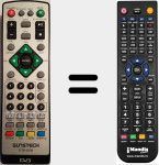 Comando &agrave; dist&acirc;ncia substituto de DTB3500-2