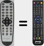 Comando &agrave; dist&acirc;ncia substituto de T-10