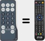 Comando à distância substituto de Technaxx001