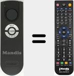 Comando &agrave; dist&acirc;ncia substituto de IRO001